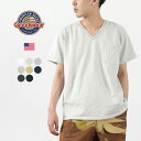 【30％OFF】GOODWEAR（グッドウェア） カラー別注 ショートスリーブ Vネック ポケット Tシャツ / メンズ レディース トップス 半袖 / 無地 / ヘビーオンス 厚手 / アメリカ製 / GW040091 / S/S V-NECK POCKET TEE【セール】