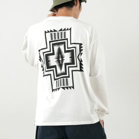 PENDLETON（ペンドルトン） バックプリント ロングスリーブTシャツ / メンズ レディース ユニセックス トップス 綿 コットン BACK PRINT LONG SLEEVE TEE