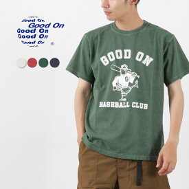 GOOD ON（グッドオン） ベースボール クラブ ショートスリーブ Tシャツ / メンズ レディース ユニセックス 半袖 プリント 日本製 アメリカ製 OLSS1255P