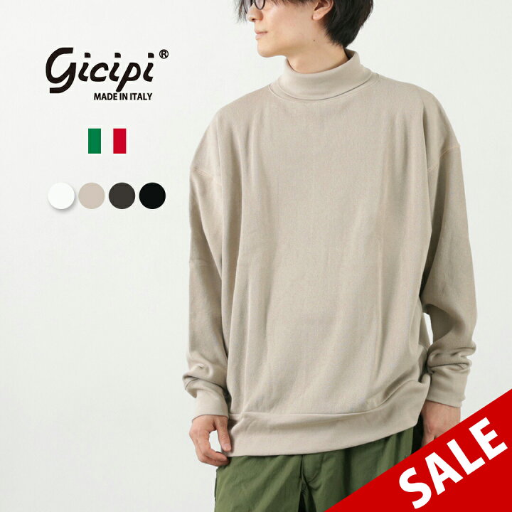 楽天市場】【30％OFF】GICIPI(ジチピ） シーンミャ モックネック リブ 