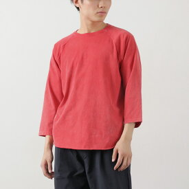 GOOD ON（グッドオン） ヴィンテージダイ ベースボールTシャツ / メンズ トップス 7分袖 ラグランスリーブ ヴィンテージ VINTAGE DYE BASEBALL TEE