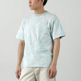 【30％OFF】YONETOMI NEW BASIC（ヨネトミニューベーシック） Yonetomi×Watanabe&#8217;s ガーメントダイ Tシャツ / メンズ 半袖 綿100％ コットン タイダイ 製品染め 藍染め 日本製 Yonetomi NEW BASIC GARMENT DYE T-SHIRT【セール】