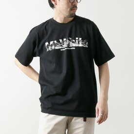 WHITE MOUNTAINEERING（ホワイトマウンテニアリング） マウンテンロゴ Tシャツ / メンズ 半袖 プリント 綿 MOUNTAIN LOGO T-SHIRT