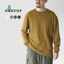 GOHEMP（ゴーヘンプ） ローポケット Tシャツ / メンズ ロンT トップス カットソー 長袖 無地 ヘンプ オーガニックコットン 綿 デイリーウェア LOW PK TEE