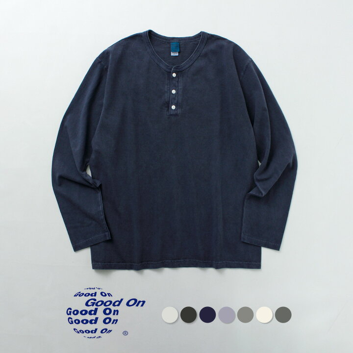 楽天市場】GOOD ON（グッドオン） カラー別注 ロングスリーブ ヘンリー 