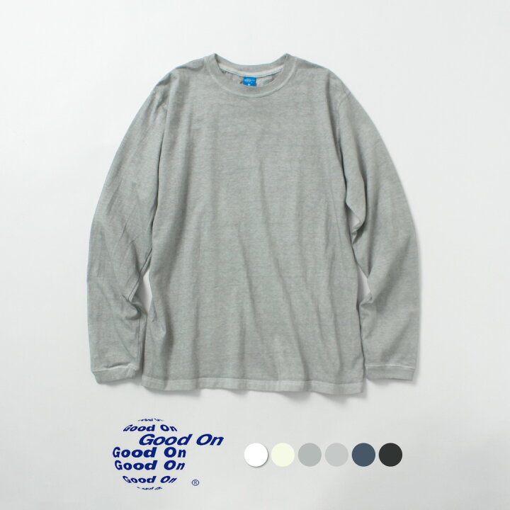 楽天市場】GOOD ON（グッドオン） カラー別注 ロングスリーブ クルーT 