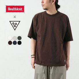 HEALTHKNIT（ヘルスニット）×RAG 別注 ラグラン S/S ワイドTシャツ オープンエンド ドライジャージ 抗菌・防臭加工 速乾