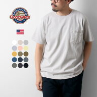 GOODWEAR（グッドウェア） ポケット Tシャツ 半袖 アメリカ製 / メンズ クルーネック S/S POCKET TEE