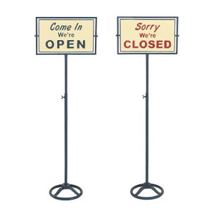 DULTON �X�s�i�[�T�C���X�^���h �I�[�v���N���[�Y�h SPINNER SIGN STAND OPEN-CLOSED �iNAVY�jG965-1245NB