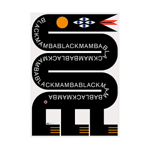 BRUTTO �t�@�C�� �A�[�g �v�����g A4 Black Mamba