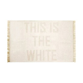 BRID フリンジラグ THIS IS THE WHITE FRINGE RUG 140×200cm（001215）ホワイト