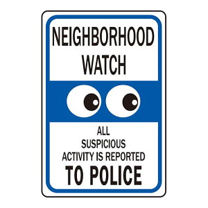 HY-KO 12x18 A~TCv[giNEIGHBORHOOD WATCHj HY-HW-28