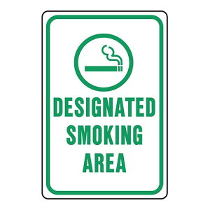 HY-KO 12x18 A~TCv[giSMOKING AREAj HY-HW-206