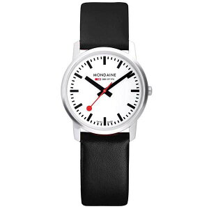 MONDAINE Simply Elegant �r���v A638.30350.11SBO �N�I�[�c 40mm