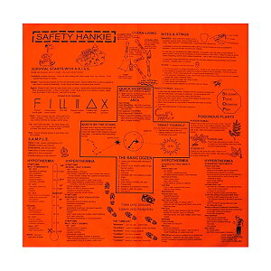 TRAIL HANKIE �Z�[�t�e�B�[ �n���L�[ SAFETY HANKIE �o���_�i
