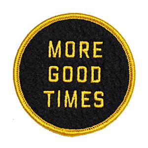 OXFORD PENNANT �p�b�` MORE GOOD TIMES Embroidered Patch