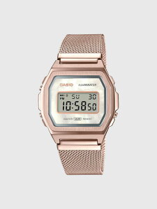 【国内正規品】CASIO カシオ 腕時計 フルメタルタイプ PREMIUM プレミアムシリーズ ピーチゴールド A1000MCG-9JF 白蝶貝文字板 生活防水 デジタル