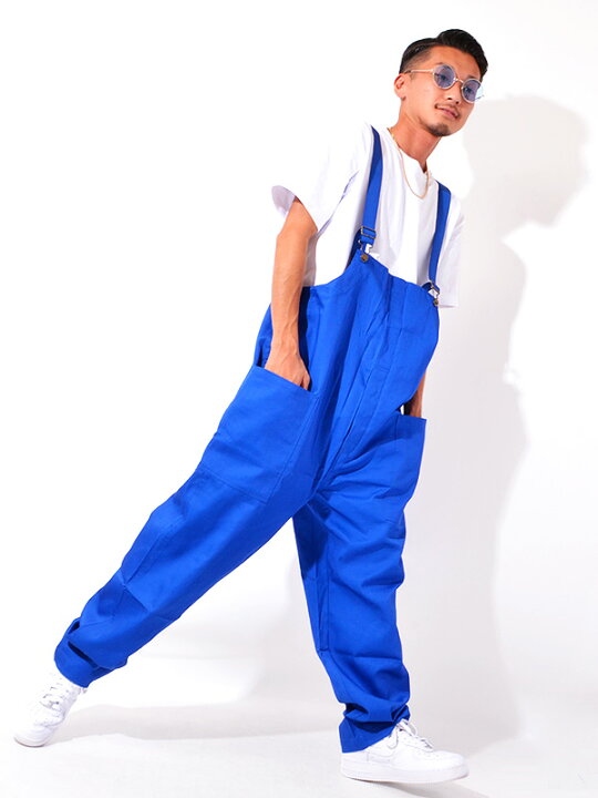 COOKMAN クックマン オーバーオール メンズ レディース 大きいサイズ おしゃれ かわいい ゆったり ユニセックス 男女兼用 Fisherman s Bib Overall Deep Blue ディープブルー フィッシャーマンズ ビブ オーバーオール コックマン ロールアップ 231-01871
