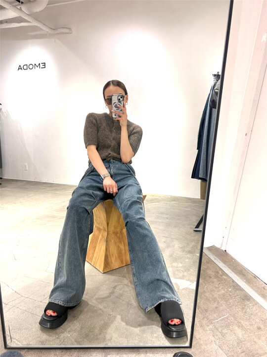 楽天市場】EMODA エモダ デニムパンツ レディース ダブル ベルト  