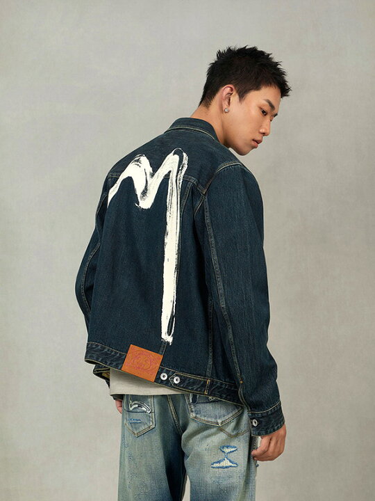 楽天市場】EVISU エヴィス ジーンズ 大黒 エビス デニムジャケット 3rd 