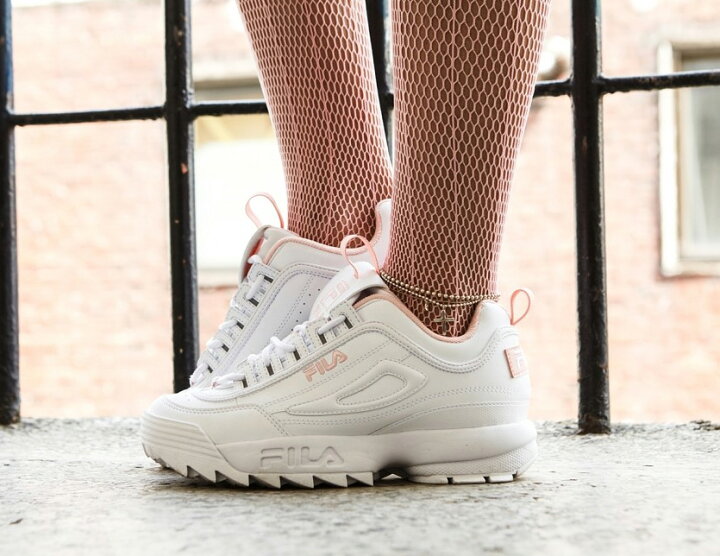楽天市場 Fila フィラ スニーカー レディース メンズ ユニセックス 厚底 ダッドシューズ ダッドスニーカー Disruptor 2 ディスラプター 2 国内店舗限定 白 ホワイト ピンク 厚底スニーカー ハイカット 靴 通学 通勤 Fs1hta1074x F0215 0516 Rodeo Bros 2nd ロデオブロス