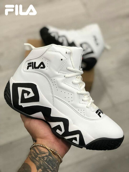 楽天市場 Fila フィラ スニーカー レディース メンズ ユニセックス 白 ホワイト おしゃれ ハイカット Mb 復刻 Jamal Mashburn ジャマール マッシュバーン バスケット シューズ バッシュ 靴 トライバル ダンス ストリート スポーツ Fhe102 005 Rodeo Bros 2nd