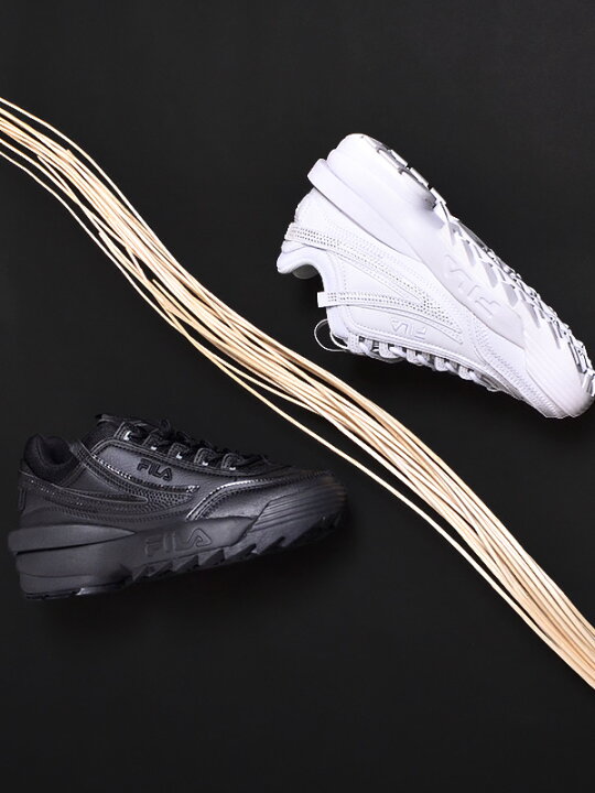 楽天市場】FILA フィラ スニーカー 厚底 レディース ダッド ダッド  