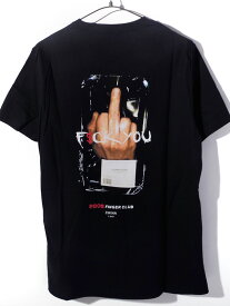 【ネコポス送料無料】FOUR FINGER CLUB フォーフィンガークラブ 4 FINGER CLUB Tシャツ メンズ レディース ユニセックス 半袖 ブランド 大きいサイズ 5-4FINGER 指 F$CK YOU ストリート カルチャー 5-4FINGER-B