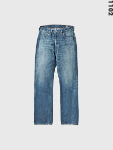 FULLCOUNT 1102 �f�j�� �W�[���Y �� 100% 13.7oz �W���o�u�G �R�b�g�� ���M�����[�X�g���[�g 1101�x�[�X ���p�b�` ���H 1102-Fade Straight Denim Fade
