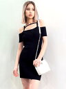 GYDA ジェイダ ワンピース 春 夏 春夏 おしゃれ かわいい デコルテ ストラップ ライン ニット ワンピース タイト ショート丈 ミニ丈 ワンピース ミニワンピ ニットワンピ ストラップライン 伸縮 人気 セクシー カジュアル 072440343201