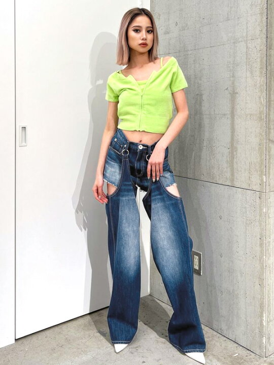 楽天市場】GYDA ジェイダ ハイウエスト レイヤード デザイン 2WAY  