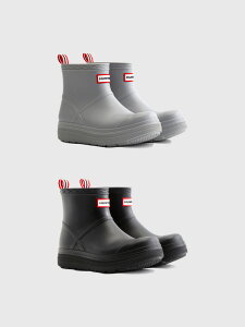 HUNTER �n���^�[ ���C�� �u�[�c �V���[�g �h�� �v���C ���[���f�b�g �u�[�c UFS7105PVC Play Molded Boots �ʋ� �ʊw �V���v��