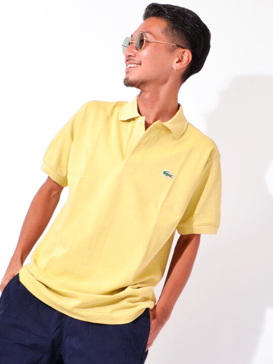 楽天市場 Lacoste ラコステ ポロシャツ L1212 日本製 メンズ レディース ネイビー おしゃれ かわいい シンプル ユニセックス L 12 12 ワンポイント ワニ クロコダイル ロゴ 半袖ポロ コットンピケ 鹿の子 クラシカル 大人カジュアル L1212al Rodeo Bros 2nd