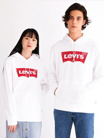 LEVI'S リーバイス パーカー レディース メンズ ユニセックス おしゃれ かわいい ブランド ロゴ バットウイング ステッチ LEVIS Levi's プルパーカー プルオーバー カジュアル スポーツ ダンス ペア リンクコーデ 19622-0018-0005