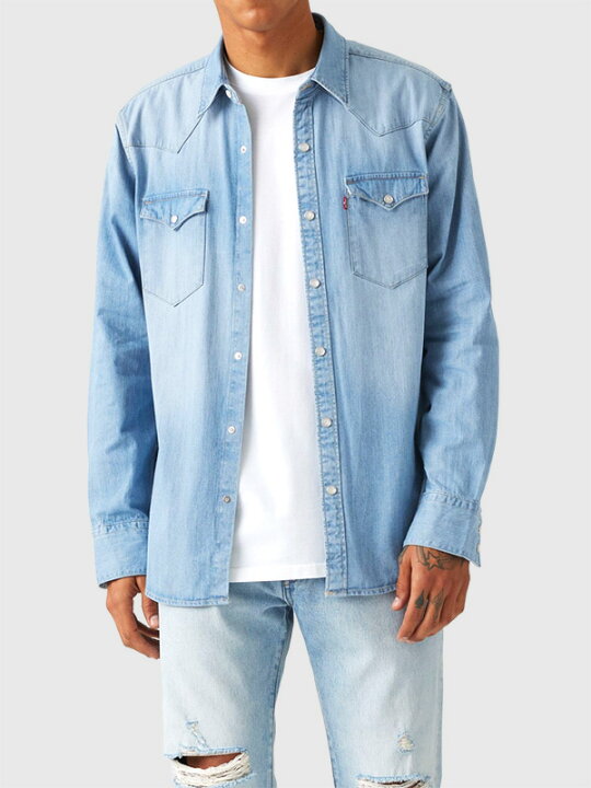 シャツ長袖 リーバイスデニム デニム ウエスタン シャツ LEVI S 