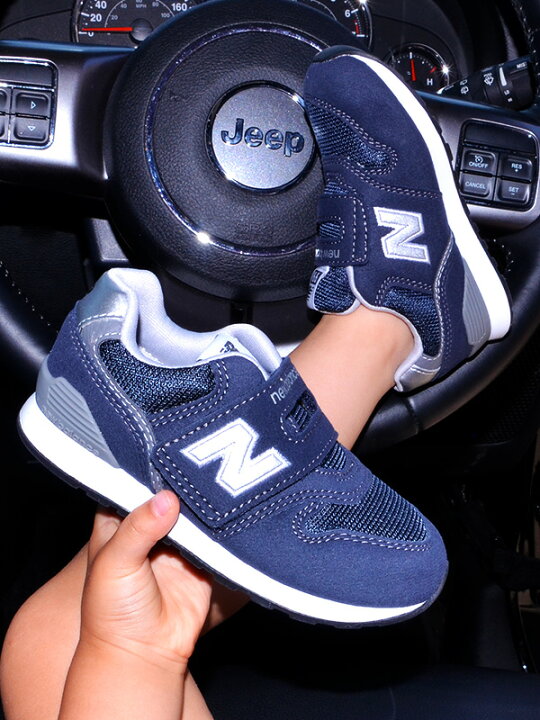 ニューバランス スニーカー ベビー キッズ 子供 IZ996 靴 シューズ マジックテープ 青 NEW BALANCE New Balance 996 ブルー ベビーシューズ 14.5㎝