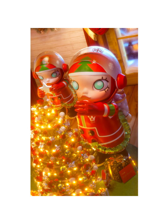 楽天市場】POP MART MEGA コレクション 1000% SPACE MOLLY CHRISTMAS 