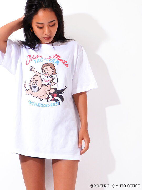楽天市場 長州 力 武藤 敬司 Tシャツ レディース メンズ プリント 大きいサイズ 綿 100 かわいい おしゃれ ゆったり カジュアル スポーツ インスタ ツイッター ハッシュドタグ プロレスlove Choshu Muto Team Rikipro Muto Office Mcst 2103 Rodeo Bros