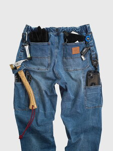 ROOT CO ���[�g�R�[ �p���c �M�A�p���c �����Y ���f�B�[�X �A�E�g�h�A �L�����v ���j�Z�b�N�X �f�j�� Stretch Denim Pants �X�g���b�` �f�j���p���c ���[�N�p���c �y�C���^�[ �^�E�����[�X 11�I���X 