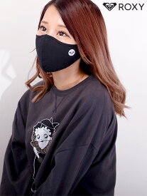 【在庫処分】ROXY ロキシー マスク 洗える レディース キッズ 子供 おしゃれ 洗えるマスク ファッションマスク PM2.5対応 花粉 飛沫99％カット フィルター付き 黒 ウォッシャブルマスク ROA205689T
