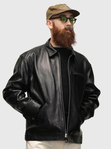 Schott �V���b�g ���U�[ �W���P�b�g �g���b�J�[ �^�C�v ���[�N�W���P�b�g �r�v ���� LEATHER TRACKER JACKET 7825950014 ���n �o�C�N �A���J�W ���[�N �~���^���[