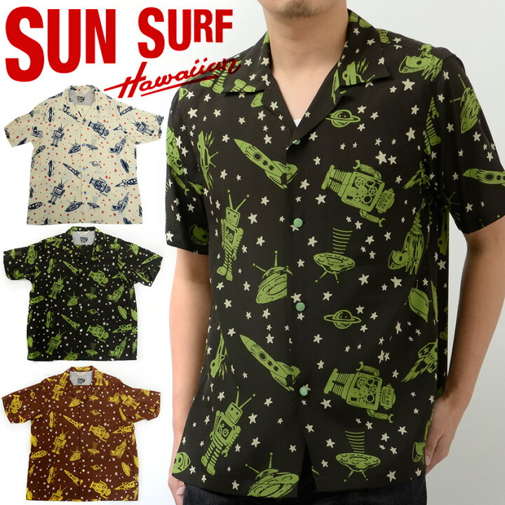 楽天市場】サンサーフ SUN SURF アロハ シャツ ヴィンス・レイ Vince 