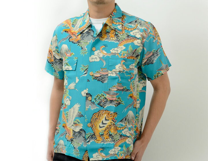 楽天市場】サンサーフ SUN SURF アロハ シャツ 鷲 虎 龍 スペシャル 