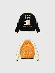 TAILOR TOYO �e�[���[���m �X�J�W���� �ʒ� 2025 Late 1950s Velveteen Souvenir Jacket POLAR BEAR ALASKA MAP �A���X�J �W���� ������ �A���X�J�}�b�v TT15792-119