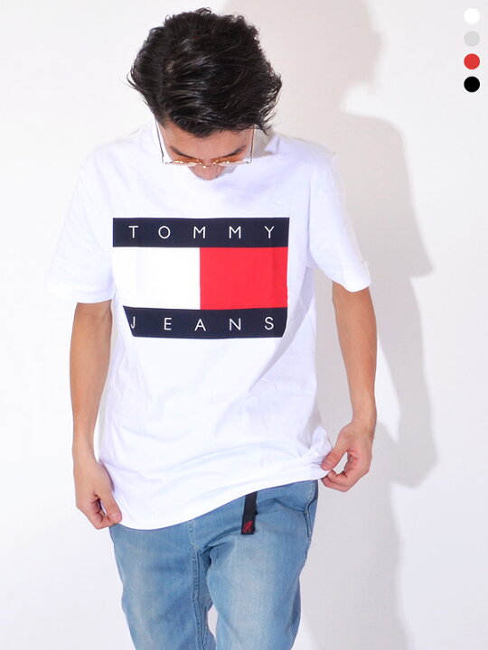 楽天市場 Tommy Hilfiger Jeans トミー ヒルフィガー ジーンズ Tシャツ メンズ レディース ユニセックス 半袖 おしゃれ かわいい 綿 100 大きいサイズ カジュアル スポーツ ダンス Tj Flag Tee フラッグ ペア リンクコーデ 78f0175 Rodeo Bros 2nd ロデオブロス
