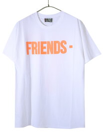 【在庫処分】VLONE ヴィーロン ヴィーローン Tシャツ メンズ レディース ユニセックス 半袖 フレンズ FRIENDS TEE A$AP Mob エイサップモブ ASAP BARI エイサップ バリ Kanye West カニエ・ウエスト 愛用ブランド TEE FRIENDS-SST-WO