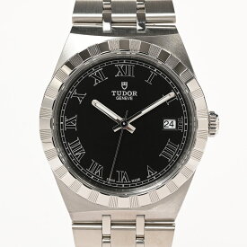 【中古】SA品 チューダー/チュードル ロイヤルデイト 腕時計 28500 ブラック メンズ