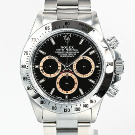 【中古】A品 ロレックス デイトナ 腕時計 16520 T番 ブラック メンズ