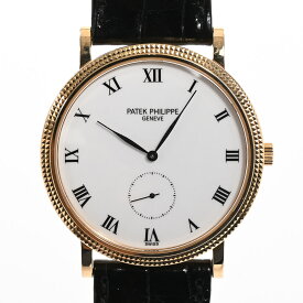 【中古】A品 パテックフィリップ カラトラバ 腕時計 3919J-001 ホワイト メンズ