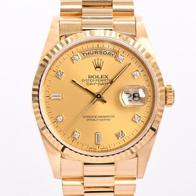 【中古】A品 ロレックス デイデイト 腕時計 18238A W番 イエロー メンズ